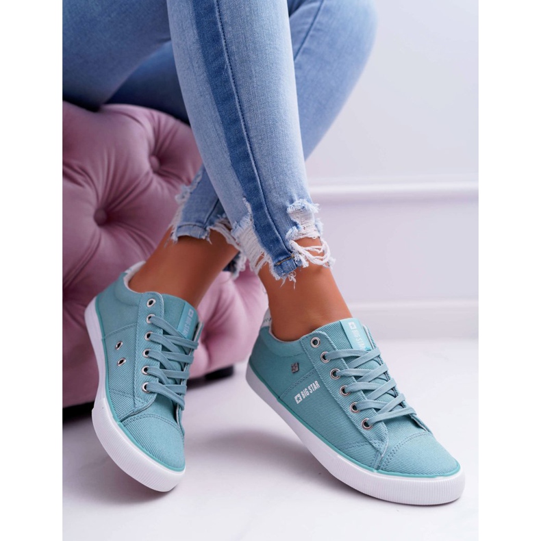 Women's Sneakers Big Star Mint DD274351 green 2 Women's Sneakers Big Star Mint DD274351 green 2