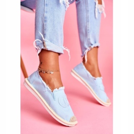 PS1 Flaure Women's Blue Espadrilles 1