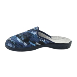 Befado colored children's shoes 707Y402 black navy blue blue 2