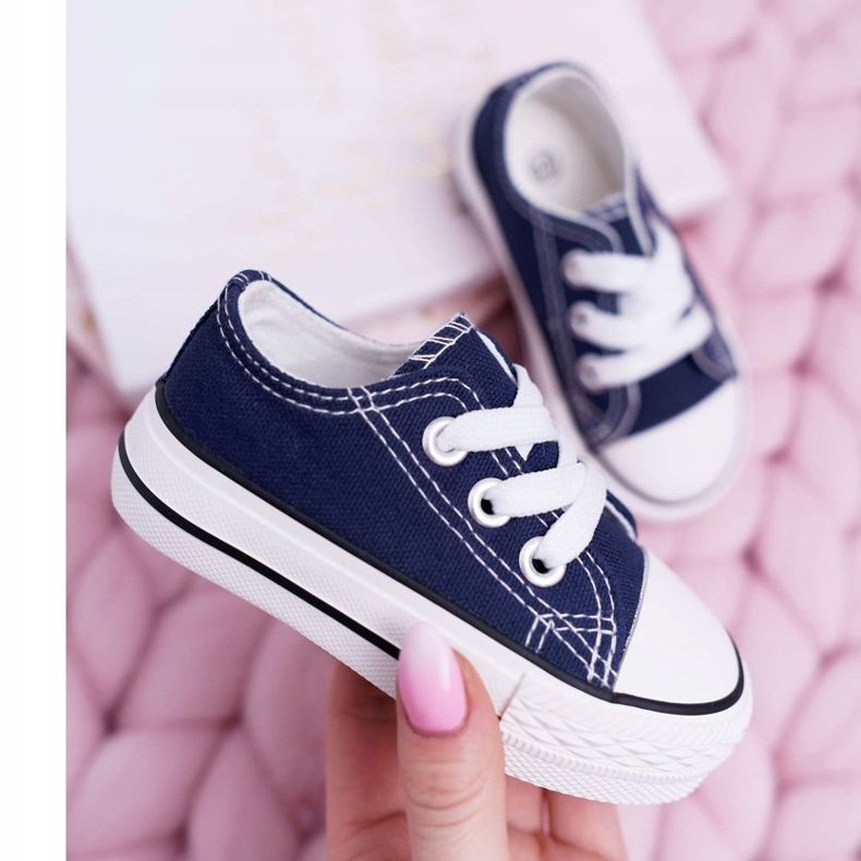 FRROCK Children's Classic Navy Blue Filemon Sneakers 2 FRROCK Children's Classic Navy Blue Filemon Sneakers 2