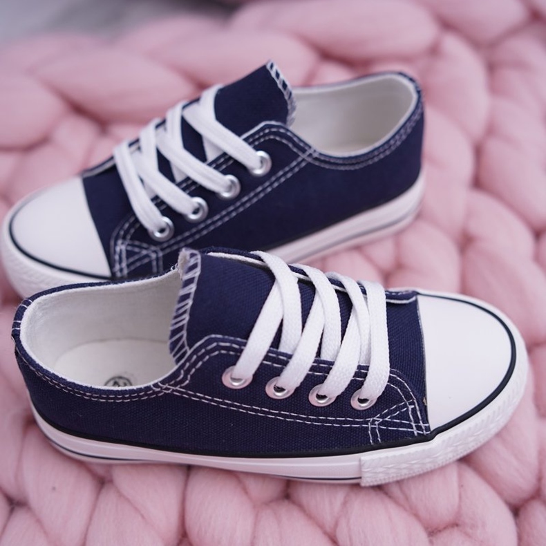 EVE Navy Blue Filemon Youth Shoes 2 EVE Navy Blue Filemon Youth Shoes 2