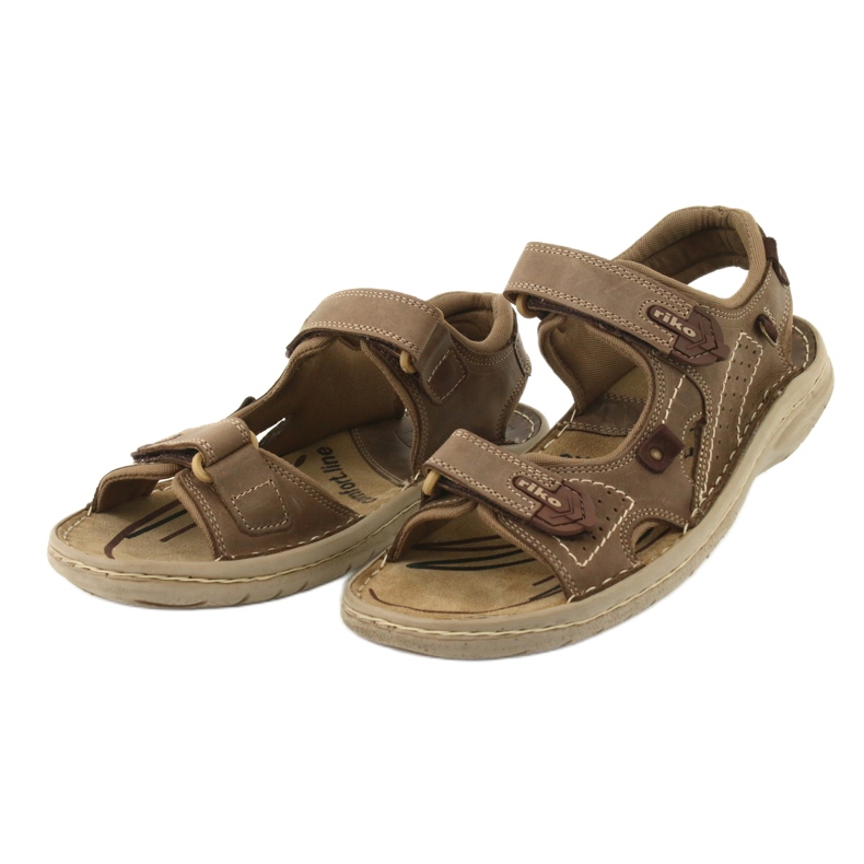 Riko 552 comfort men's sandals beige 2