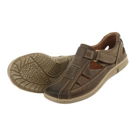 Riko 458 comfort men's sandals khaki 4
