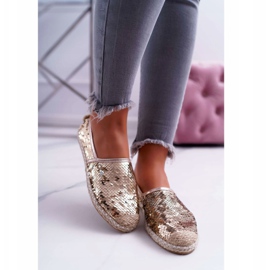 Women's Espadrilles Lu Boo Gold Sequins Destino golden 2