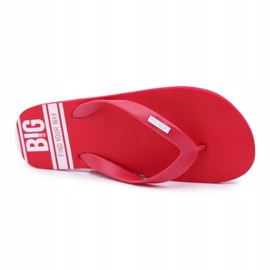 Men's Slippers Flip-flops Big Star Red AA174416 2