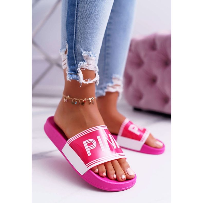 Women's Pink Vrita Slippers 1