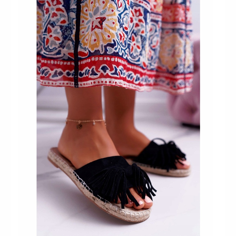 PV1 Women's Black Boho Vices 8458 slippers 1