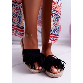 PV1 Women's Black Boho Vices 8458 slippers 2