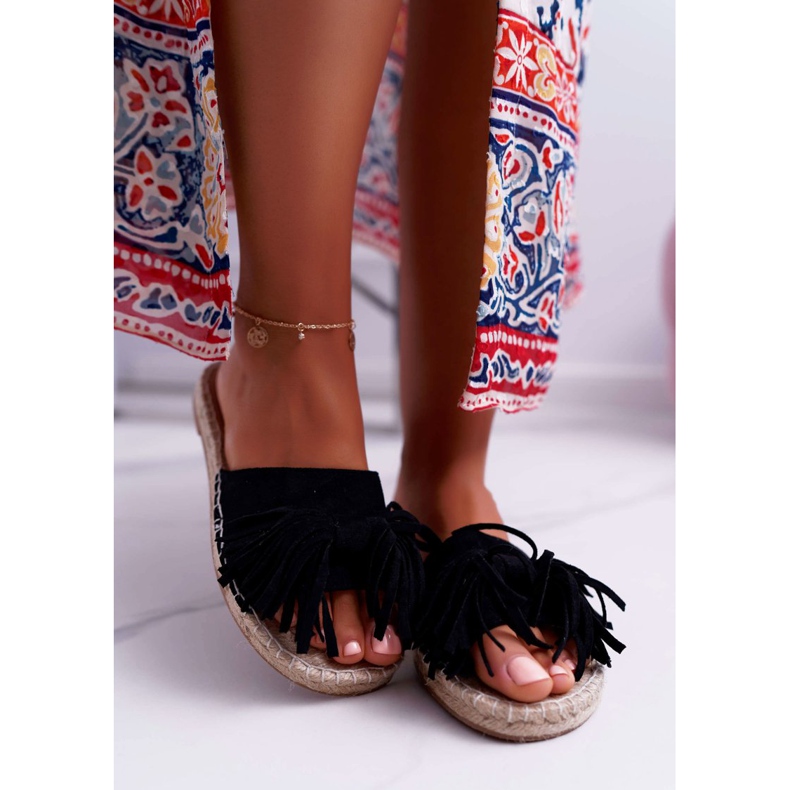 PV1 Women's Black Boho Vices 8458 slippers 2