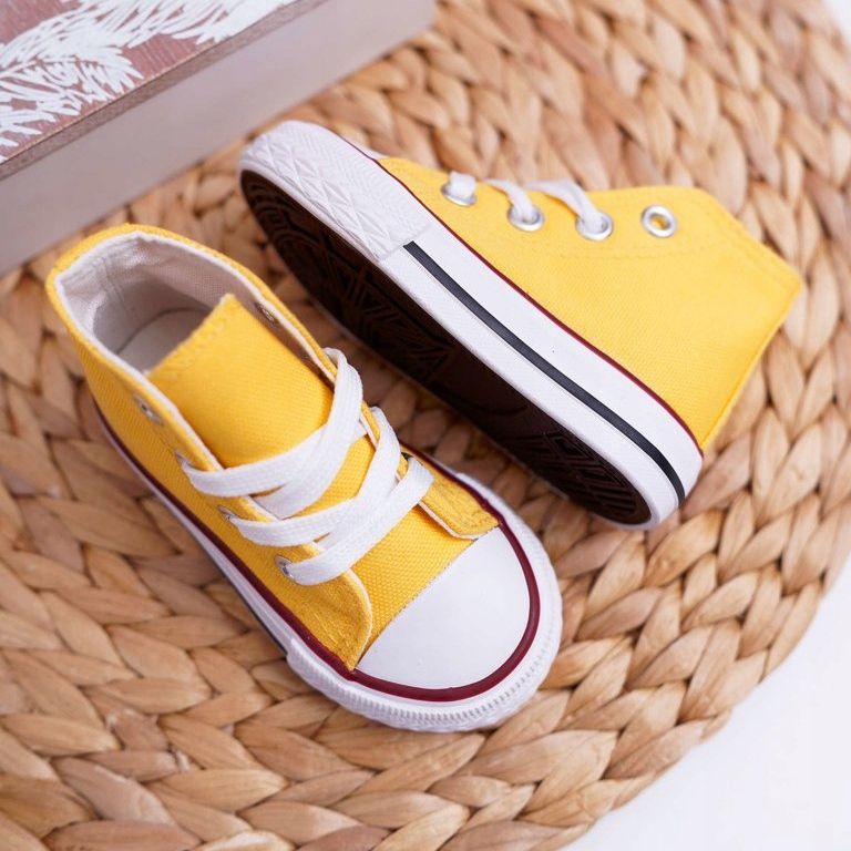 FRROCK Children's Classic High Yellow Filemon Sneakers 2