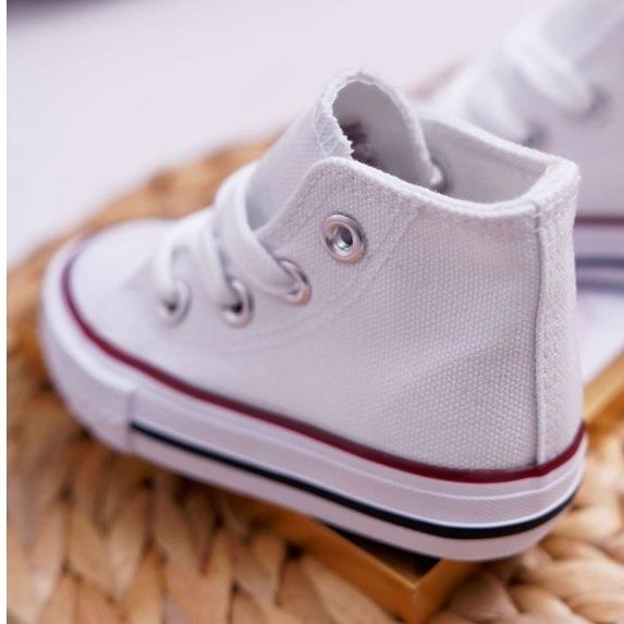 FRROCK Children's Classic High White Filemon Sneakers 1 FRROCK Children's Classic High White Filemon Sneakers 1