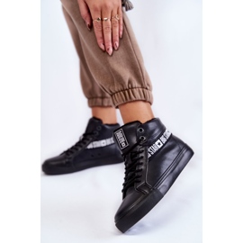 Women's Sneakers Big Star High Black EE274355 2