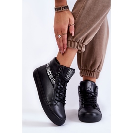 Women's Sneakers Big Star High Black EE274355 1