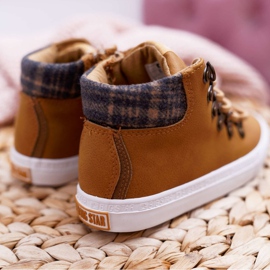 Children's Boys' Sneakers Big Star Camel EE374039 brown 2 Children's Boys' Sneakers Big Star Camel EE374039 brown 2
