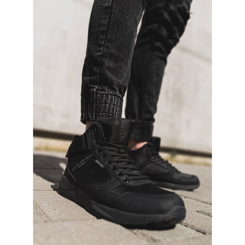 Men's Sport Shoes Big Star High Outdoor Black EE174461 1 Men's Sport Shoes Big Star High Outdoor Black EE174461 1