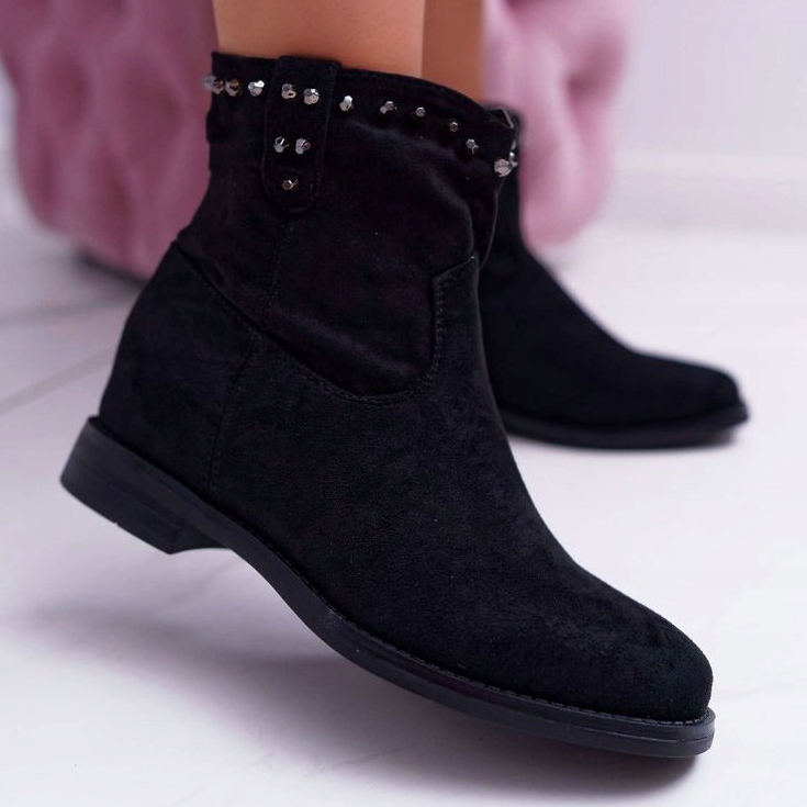 womens ankle boots flat heel