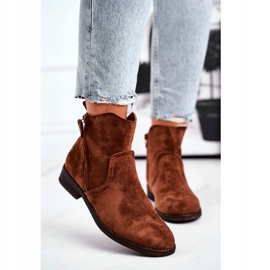 EVE Women's Boots Cowboy Flat Heel Camel Plemmi brown 2