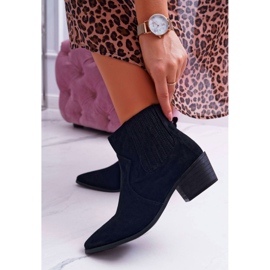 Women's Boots on a flat heel Black Umberco 2