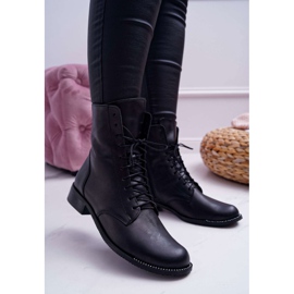 Women's Boots Grain leather Nicole 2315 Black The Island 1
