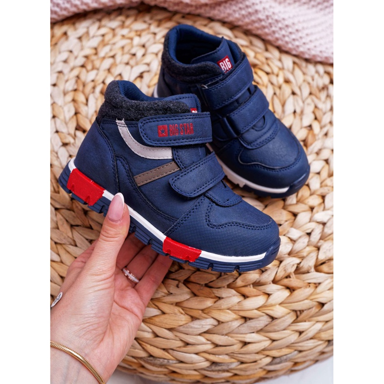 Children's Boy's Shoes Sneakers Big Star Navy Blue EE374065 1