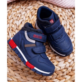 Children's Boy's Shoes Sneakers Big Star Navy Blue EE374065 2