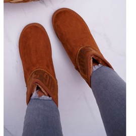 Women's Brown Warm Snow Boots Big Star EE274259 5