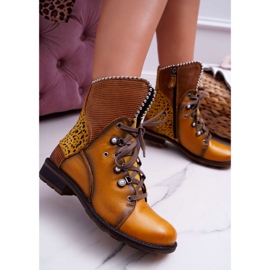 Women's Boots Leather Maciejka Yellow 3623A-07 2 Women's Boots Leather Maciejka Yellow 3623A-07 2