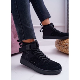 Women's Sneakers Black Big Star EE274662 2