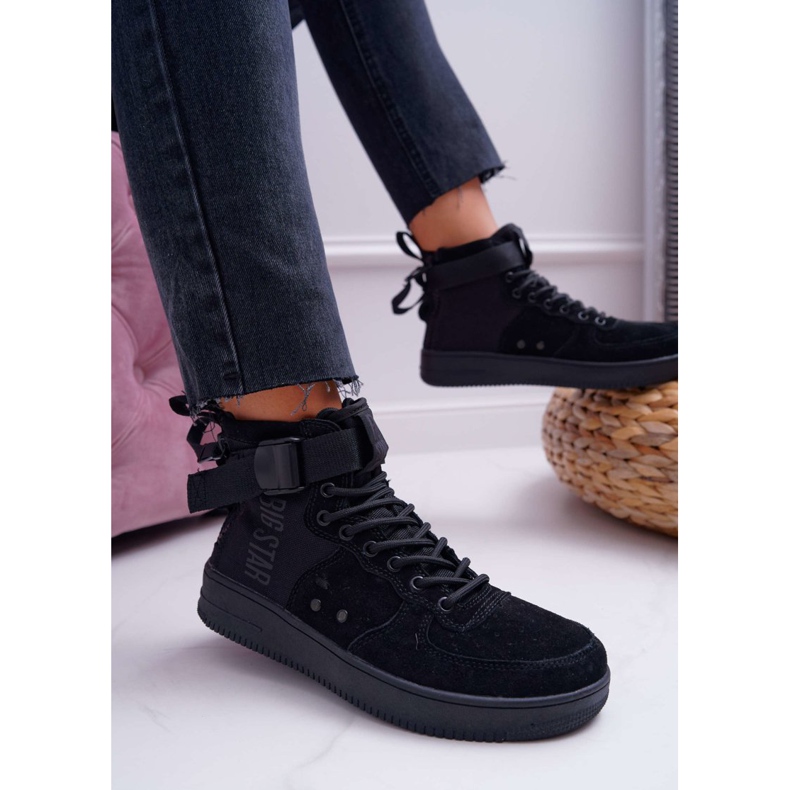 Women's Sneakers Black Big Star EE274662 2