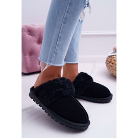 Women's Black Slippers Mirendy 1