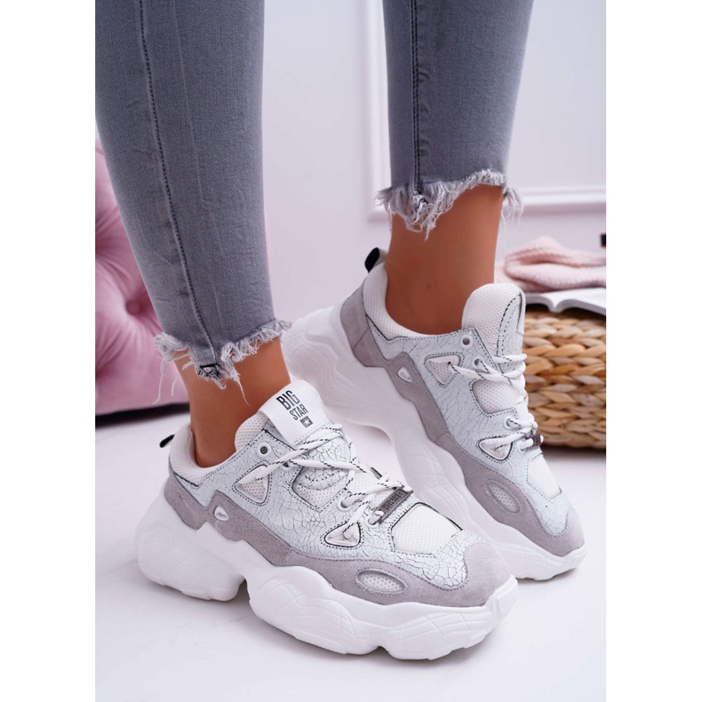 Women's Sport Shoes Big Star by Daniel Lopez White FF274430 multicolored 2