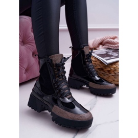 Women's High Boots Black Havok Trappers 2