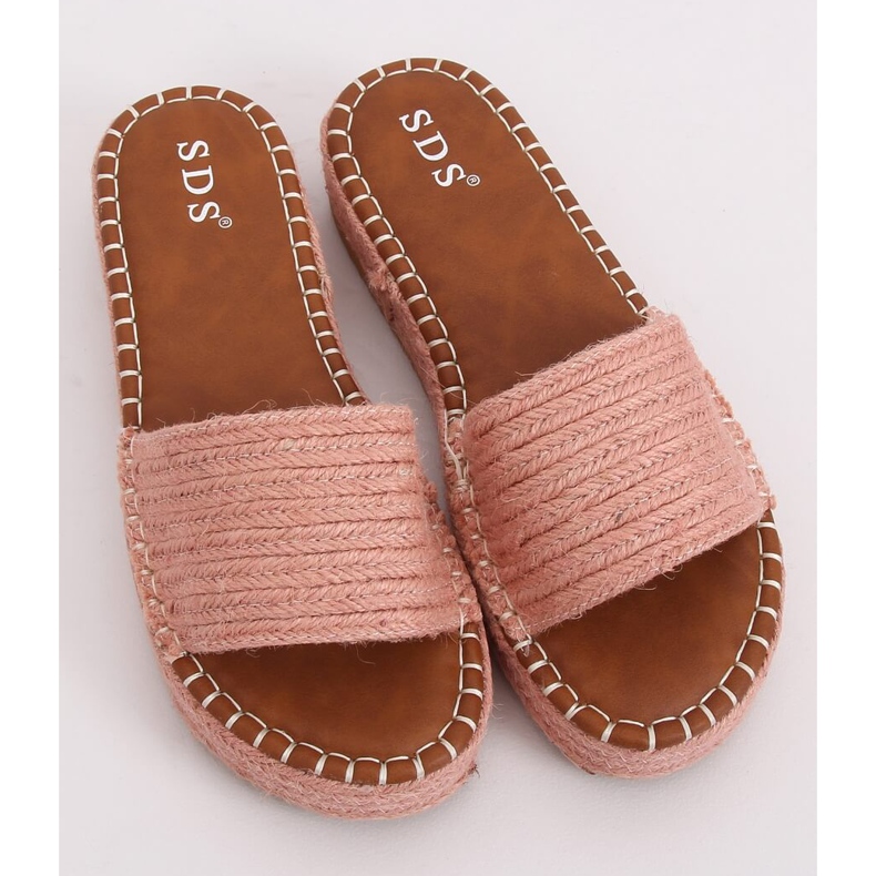 Pink espadrilles slippers 7970-PL Pink 1