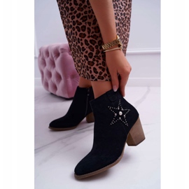 PS1 Women's Boots Cowboy Black Cowber 2