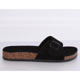 Black scholki slippers 6103 Black 2 Black scholki slippers 6103 Black 2