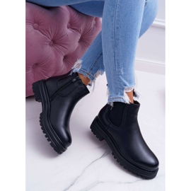 SEA Women's Boots On Flat Heel Warm Black Orion 2