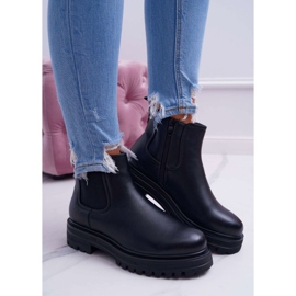 SEA Women's Boots On Flat Heel Warm Black Orion 1