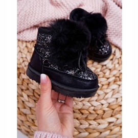 FRROCK Children's Snow Boots With Fur Black Minnie Mouse 2 FRROCK Children's Snow Boots With Fur Black Minnie Mouse 2