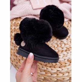 FRROCK Children's Snow Boots with Fur Black Kiks 1 FRROCK Children's Snow Boots with Fur Black Kiks 1