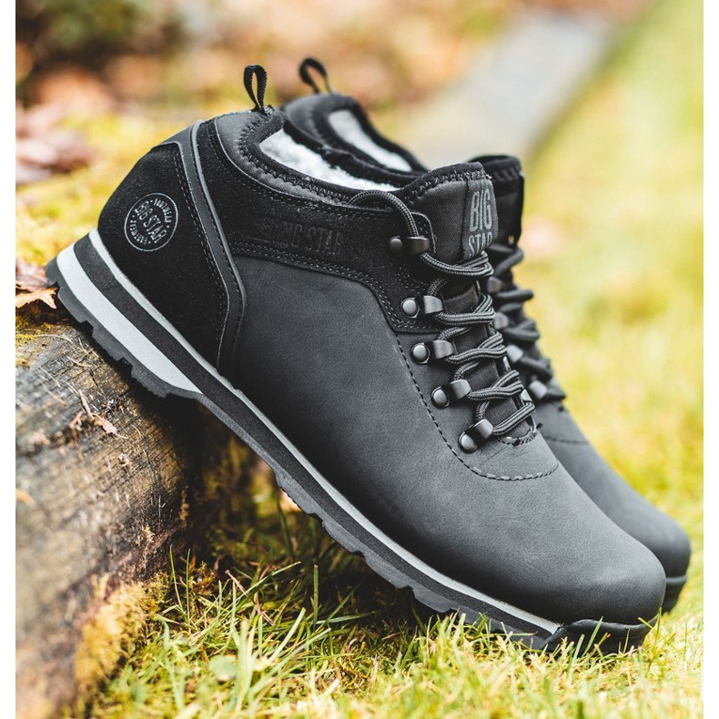 Men's Trekking Shoes Big Star Black EE174444 1 Men's Trekking Shoes Big Star Black EE174444 1