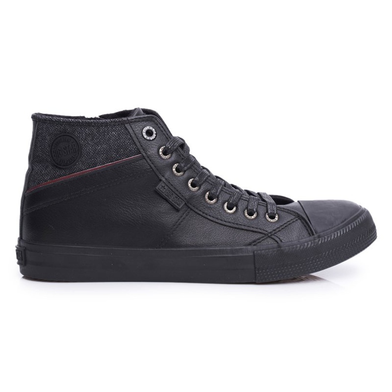 Men's Sneakers High Big Star Black EE174102 1