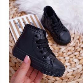 FRROCK Black Filemon Children's High Warmed Sneakers 2 FRROCK Black Filemon Children's High Warmed Sneakers 2