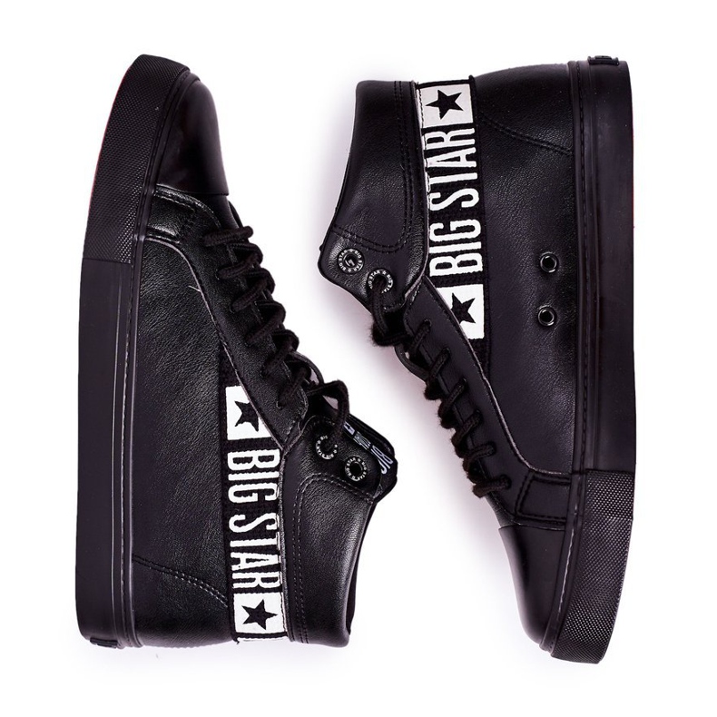 Men's Sneakers Low Big Star High Black EE174339 1