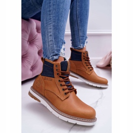 Women's Boots Trappers Big Star Leather Brown EE274004 1