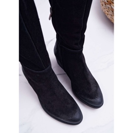 Women's Boots Laura Messi 2071 Leather Suede Black This Love 2
