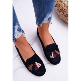 Women's Loafers Suede Black S.Barski A199 Mohabe 2