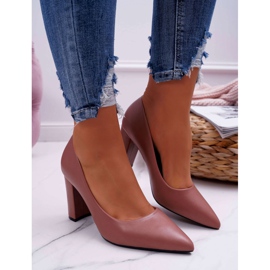 FRJ Women's Pumps On A Heel Femmini Dark Pink 2