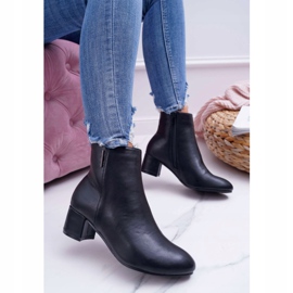 EVE Women's Black Boots On Heel Warm Fiorelli 2