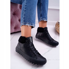 Women's Sneakers Big Star High Warmed Black EE274145 1