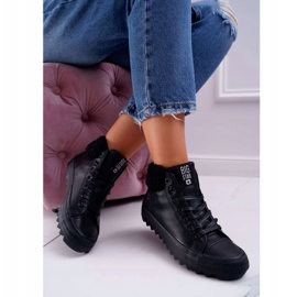 Women's Sneakers Big Star High Warmed Black EE274145 2